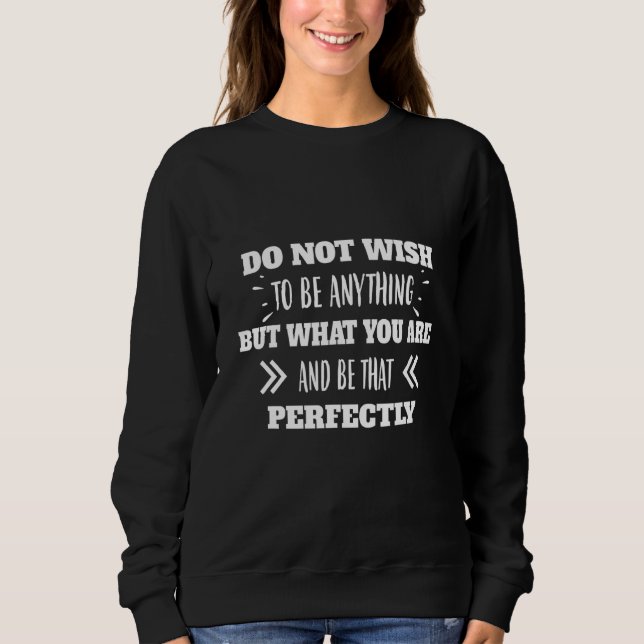 Was Sie sind und sein, dass perfekt Sarcasm Pub Sweatshirt (Vorderseite)