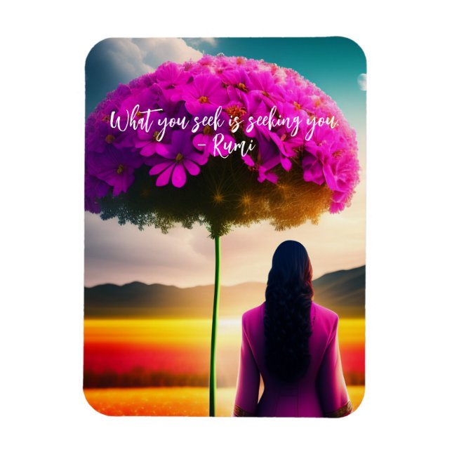 Was Sie suchen Dreamscape Rumi Zitat Magnet (Vertikal)
