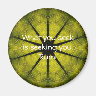 Was Sie suchen Rumi Wisdom Attraction Quotation Magnet