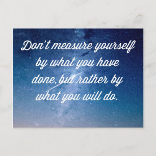 Was Sie tun werden Postkarte