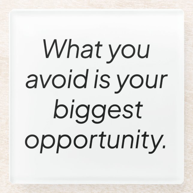 Was Sie vermeiden Glass-Untersetzer Glasuntersetzer (Vorderseite)