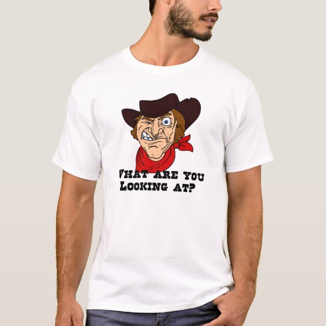 Was siehst du dir an? T-Shirt (Vorderseite)