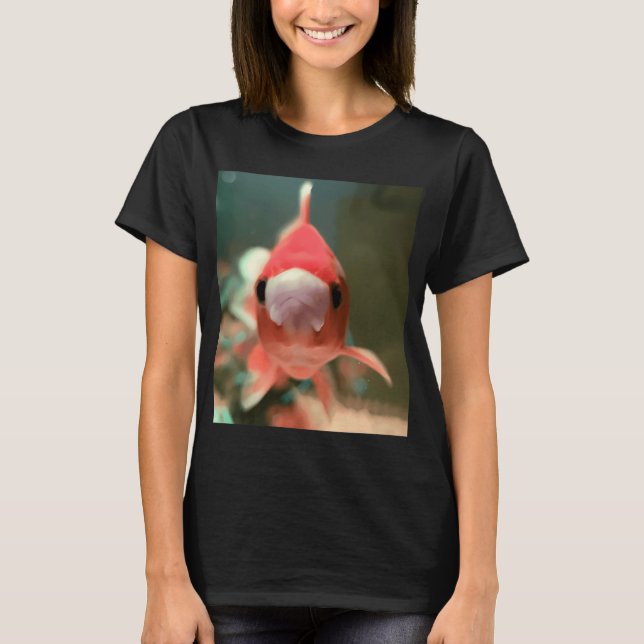 Was Siehst Du Goldfisch T-Shirt (Vorderseite)