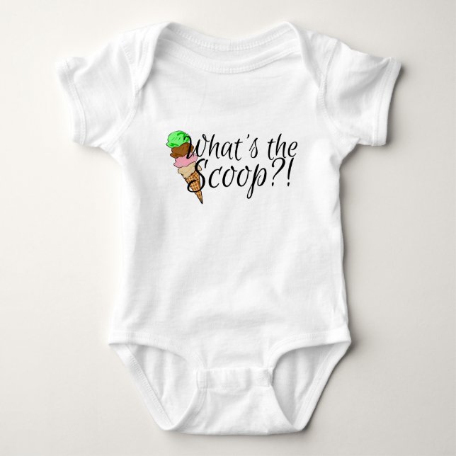 Was sind die Scoop-T-Shirts? Baby Strampler (Vorderseite)