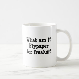 Was sind ich? Fliegenfänger für Freaks!? Tasse