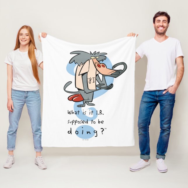 Was soll das I.R. tun?™ Fleecedecke (Beispiel)