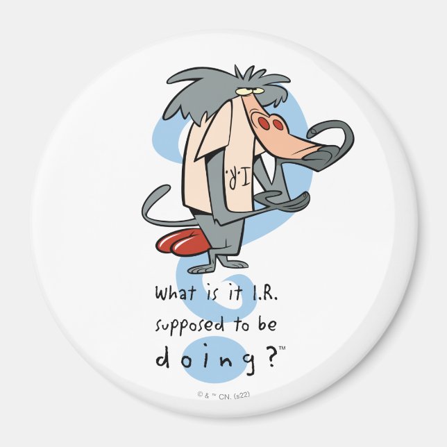 Was soll das I.R. tun?™ Magnet (Vorne)