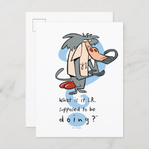 Was soll das I.R. tun?™ Postkarte