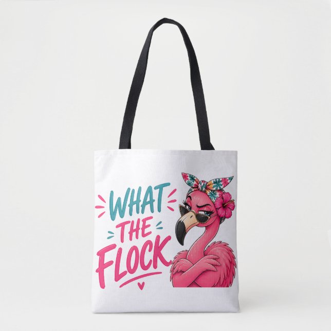 Was soll die Herde - Rosa Flamingo-Sonnenbrille Tr (Vorderseite)