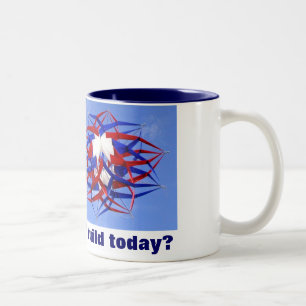 Was soll ich heute errichten? zweifarbige tasse