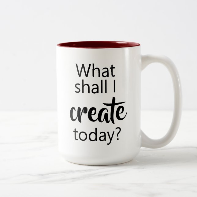 Was soll ich heute erschaffen? Tasse (Rechts)