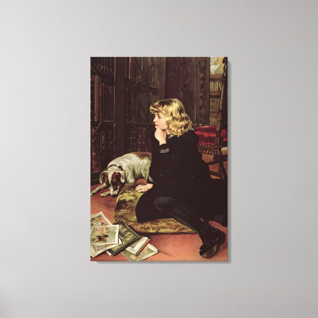 Was soll ich lesen? leinwanddruck (Vorderseite)