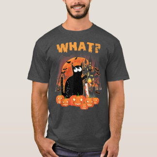 Was Spaß an Black Cat, Kätzchen Halloween kosten T-Shirt