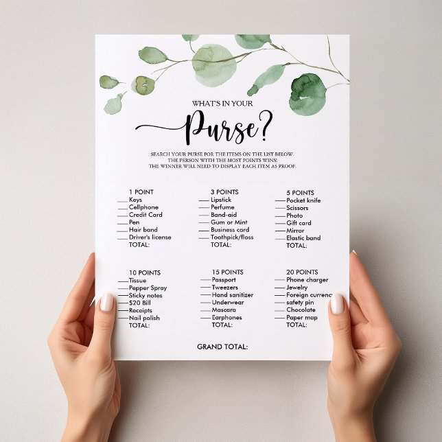 Was steckt in deinem Minimalistischen Brautparty-S (Von Creator hochgeladen)