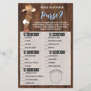 Was steckt in Ihrer OM-Cowboy-Duschkarte? Flyer