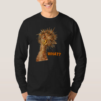 Was Strauß  Frecher Vogel T-Shirt
