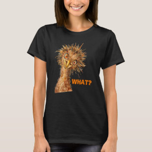 Was Strauß Frecher Vogel T-Shirt