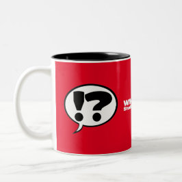 WAS!? Studio Coffee Red Zweifarbige Tasse