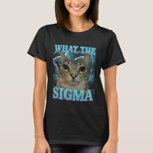 Was The Sigma Alberne Katzen Meme Lustig Männer Fr T-Shirt