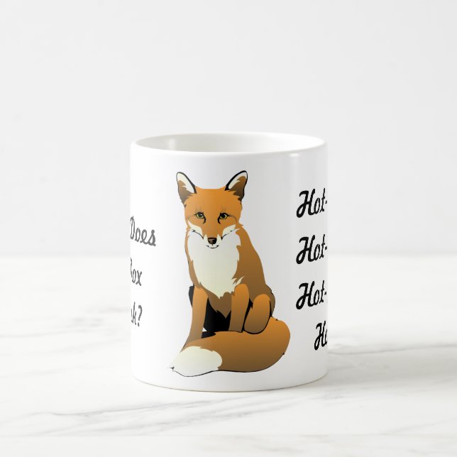 Was trinkt der Fox? Heißer Tee! Tasse (Mittel)
