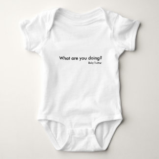 Was tun Sie? , Baby-Twitter Baby Strampler
