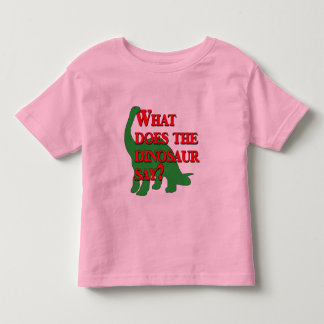 Was tut der Dinosaurier sagen? Kleinkind T-shirt