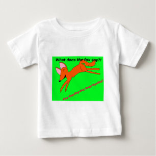 Was tut der Fuchs sagen? Baby T-shirt