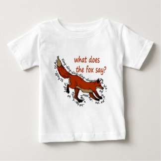 Was tut der Fuchs sagen? Baby T-shirt