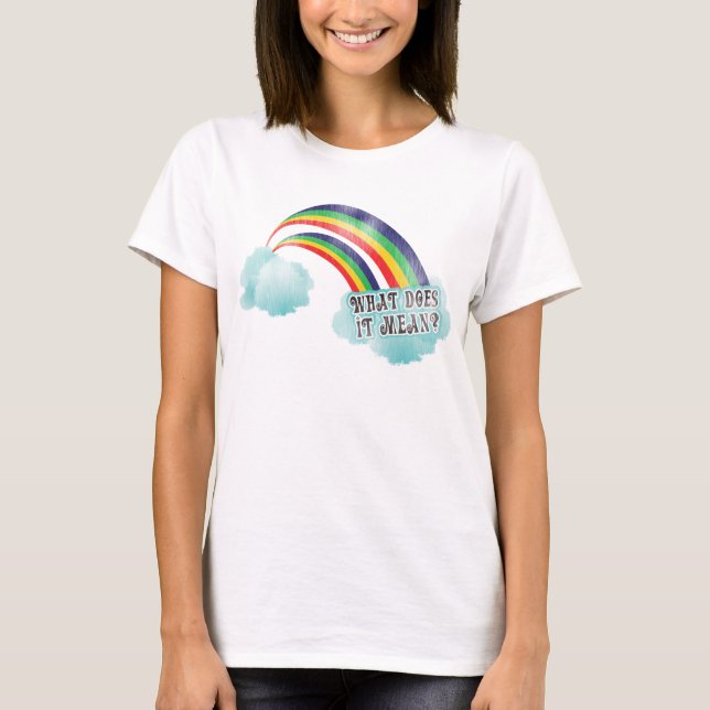 WAS TUT ES GEMEIN?? T-Shirt (Vorderseite)