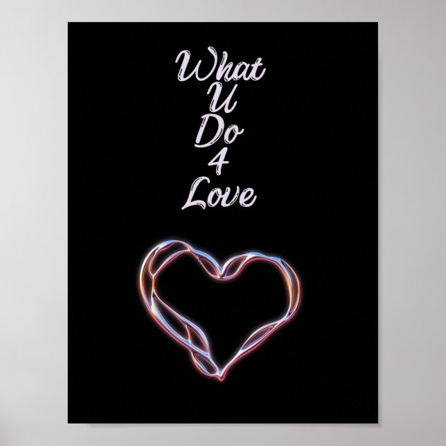 Was U 4 Lieben tun Poster (Vorne)