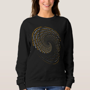 Was um sich herum geschieht, kommt um Motivierend Sweatshirt