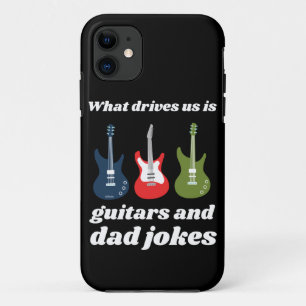 WAS UNS ANTRIEBT, SIND GITAREN UND VATER JOKES lus Case-Mate iPhone Hülle