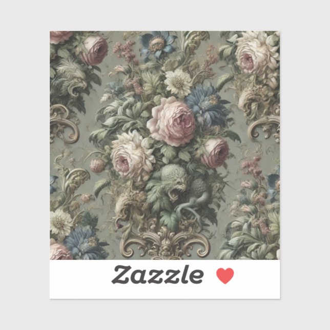 Was unter dem Blut liegt - Gotisch Viktorianisch Aufkleber (Blatt)