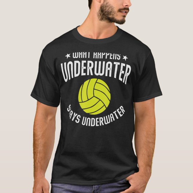 Was unter Wasser passiert Bleibe P T-Shirt (Vorderseite)