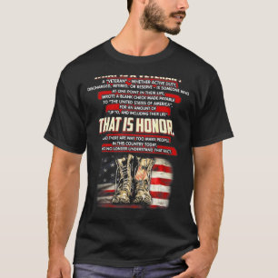 Was Veteran ist, ob er aktiv ist T-Shirt