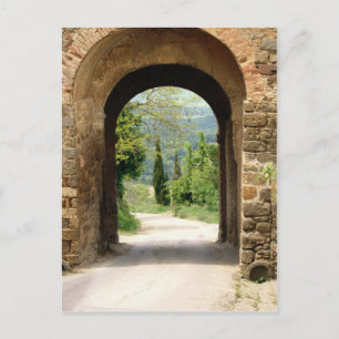 Was vor uns liegt postkarte