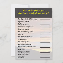 Was war das Preisspiel? | Family Wiedersehen Sunse Einladung