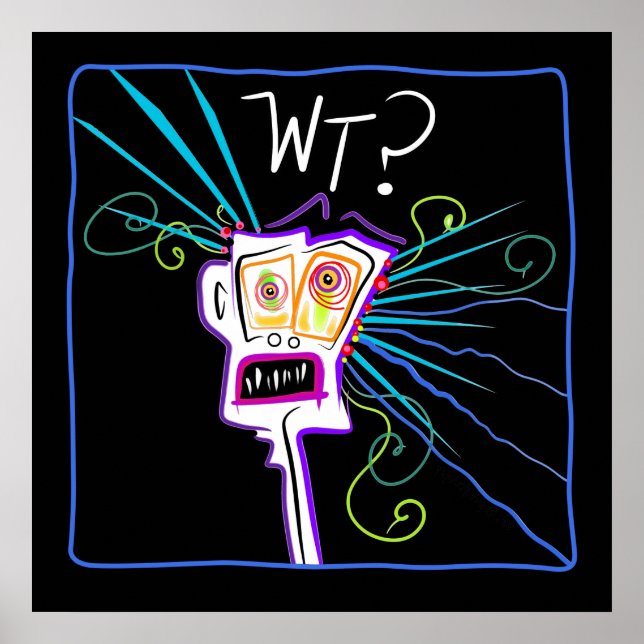 Was? WAS? EMOJI Meemogie Poster (Vorne)