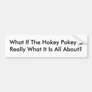 Was wenn der Hokey Pokey IsReally, was aller es… Autoaufkleber