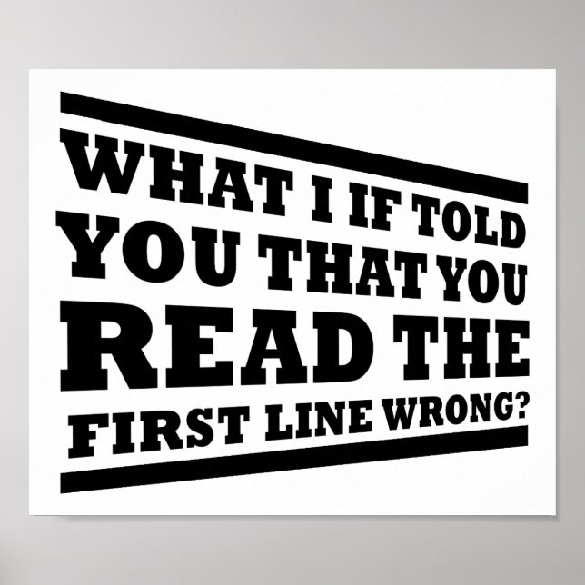 Was, wenn ich dir ein lustiges Poster erzählt hätt (Vorne)