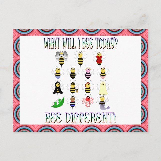 Was werde ich heute Postkarte sein? (Vorderseite)