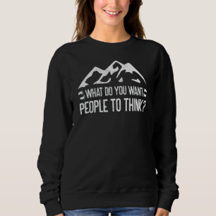 Was Will man Menschen, an das Erdbeben von Barefoo Sweatshirt