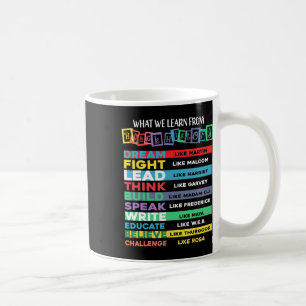 Was wir aus dem Afroamerikaner der schwarzen Gesch Kaffeetasse