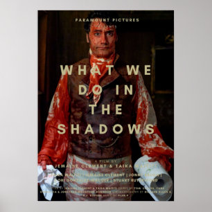 WAS WIR IN DEN SHADOWS TAIKA WAITITI TUN POSTER
