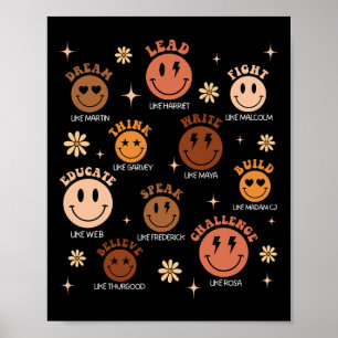 Was wir von Black History Black Leader June lernen Poster