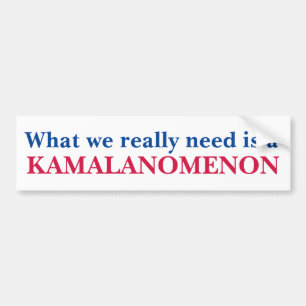 Was wir wirklich brauchen ist KAMALANOMENON Kamala Autoaufkleber