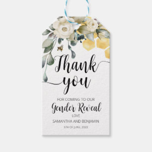 Was wird Baby Bee Gender offenbaren Gunst Tag. Geschenkanhänger