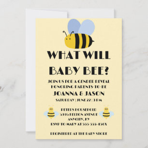 Was Wird Baby Bee Geschlecht Reveal Einladung