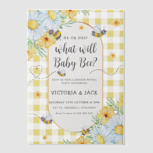 Was wird Baby Bee Yellow Gingham Gender offenbaren