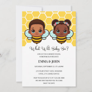 Was wird Baby zeigen, was für afrikanisches amerik Einladung